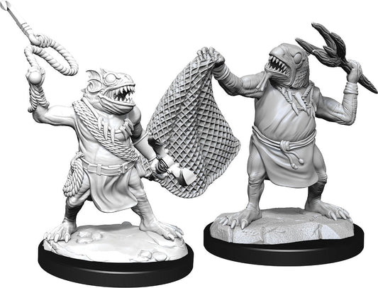 Dungeons and Dragons: Nolzur's Marvelous Unpainted Miniatures - W14 Kuo-Toa & Kuo-Toa Whip