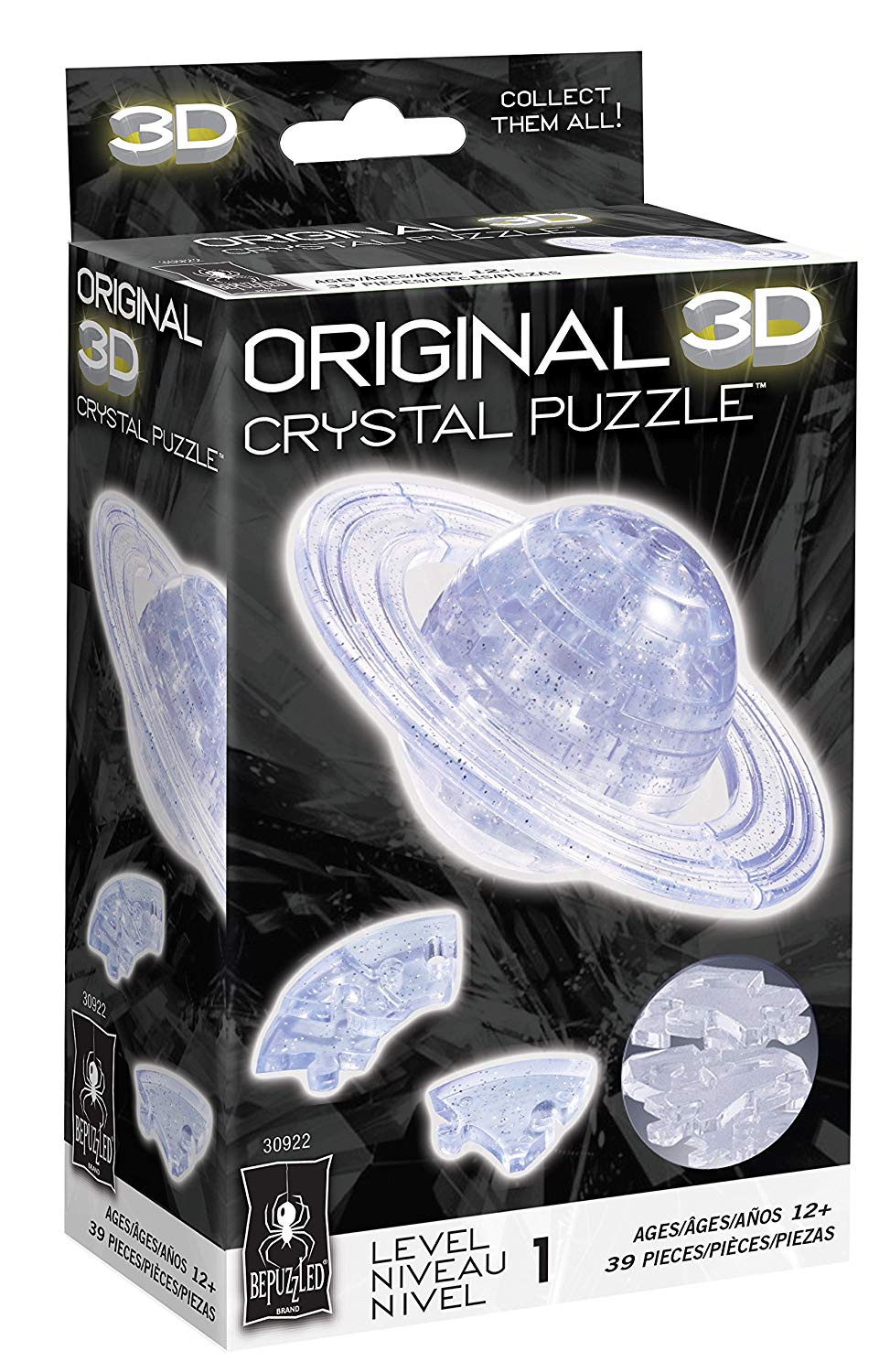Original 3D Crystal Puzzle - Saturn