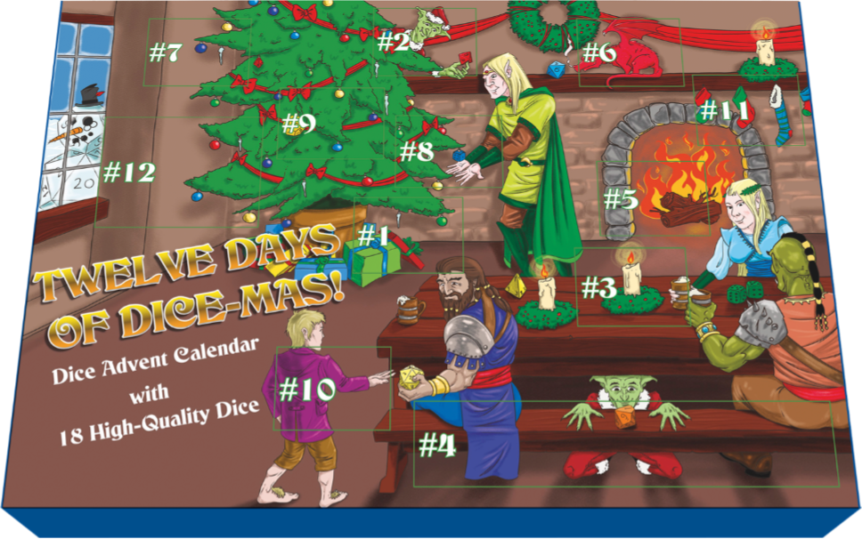 Twelve Days of Dice-Mas Advent Calendar