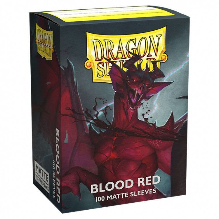 Dragon Shield Sleeves: Matte Blood Red (100 ct.)
