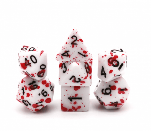 Foam Brain Rpg Dice: Blood Splatter