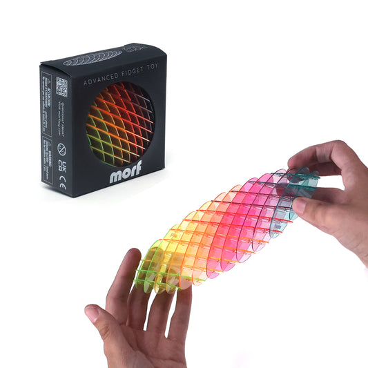 Morf Fidget Worm Rainbow Small