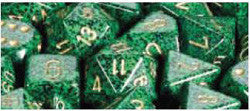 7 Die Set - Speckled Golden Recon - Boardlandia