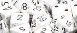 D6 -- 16Mm Speckled Dice, Arctic Cabo, 12Ct - Boardlandia