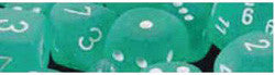 7 Die Set - Frosted Teal With White - Boardlandia