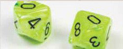 7 Die Set - Vortex Bright Green With Black - Boardlandia