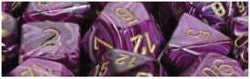 D6 -- 16Mm Vortex Dice, Purple/Gold, 12Ct - Boardlandia