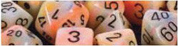 D6 -- 16Mm Festive Dice, Circus/Black, 12Ct - Boardlandia