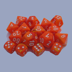 D6 -- 12Mm Vortex Dice, Solar/White, 36Ct - Boardlandia