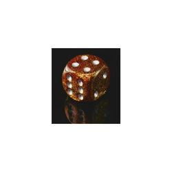 D6 -- 12Mm Glitter Dice, Gold/Silver, 36Ct - Boardlandia