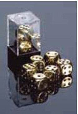 D6 -- 16Mm Metallic Dice, Gold, 2Ct - Boardlandia