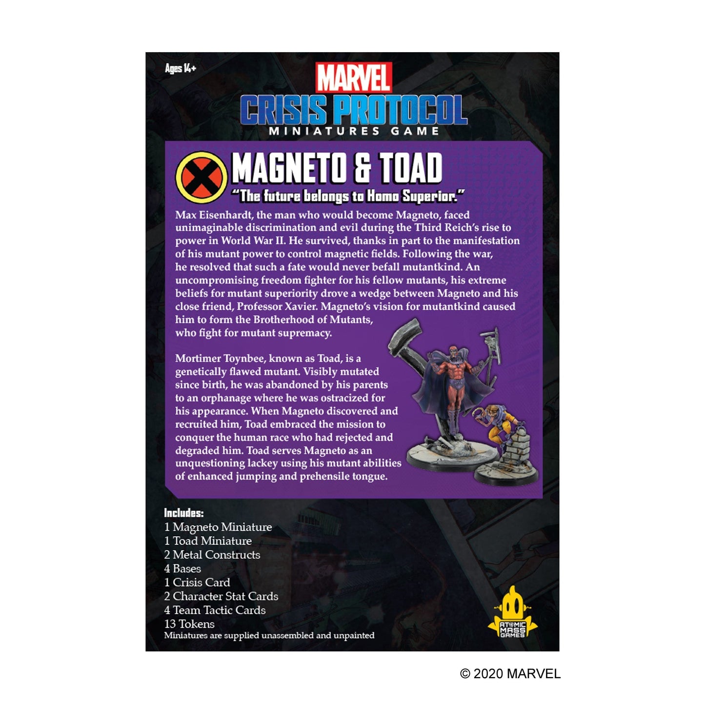 Marvel: Crisis Protocol - Magneto and Toad Character Pack