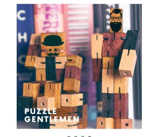 Puzzle Gentleman Display (12 Count Puzzle DIsplay)