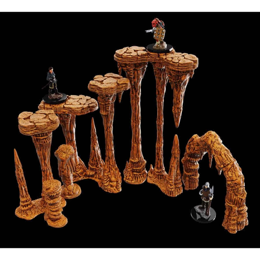 Warlock Tiles - Accessory - Stalactites and Stalagmites