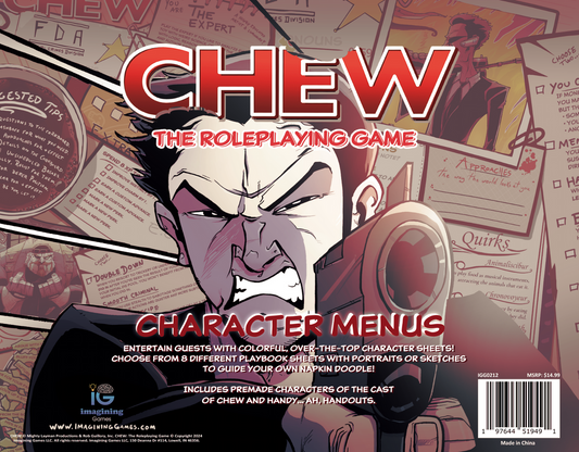 Chew RPG: Character Menus