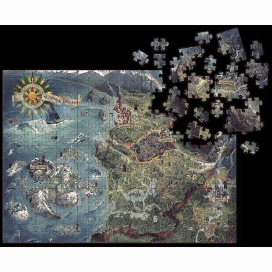 The Witcher: The Wild Hunt World Map (1000 pc)