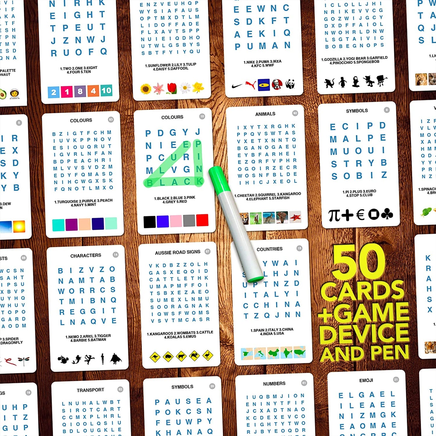 100 PICS Word Search
