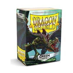 Dragon Shield Sleeves: Matte Green (Box Of 100)
