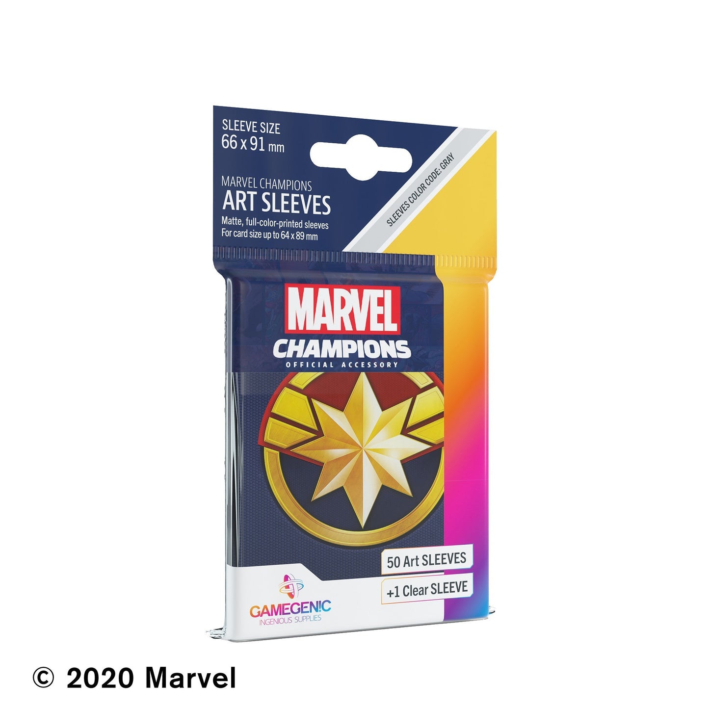 Marvel Champions Art Sleeves: Captain Marvel