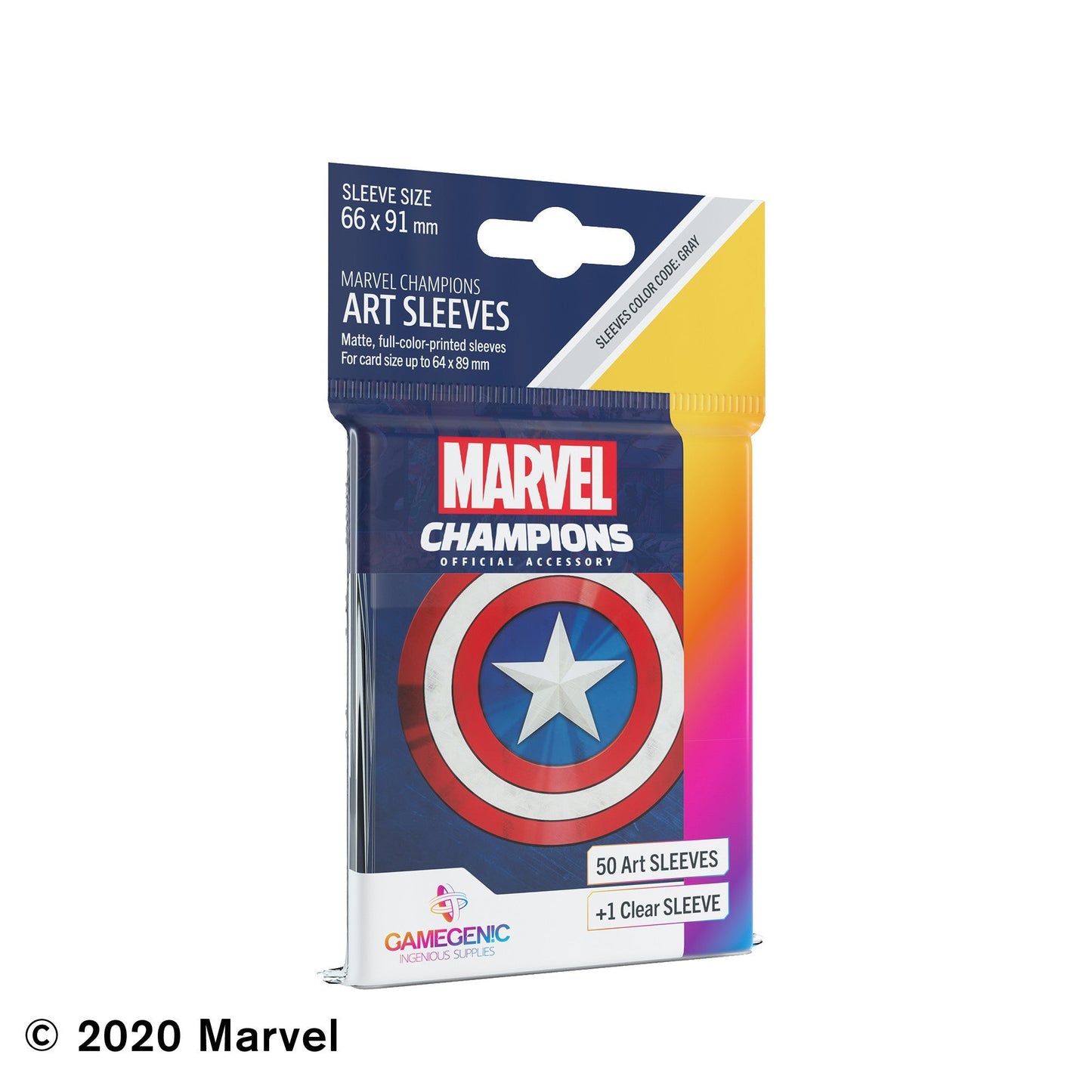 Marvel Champions Art Sleeves: Captain America
