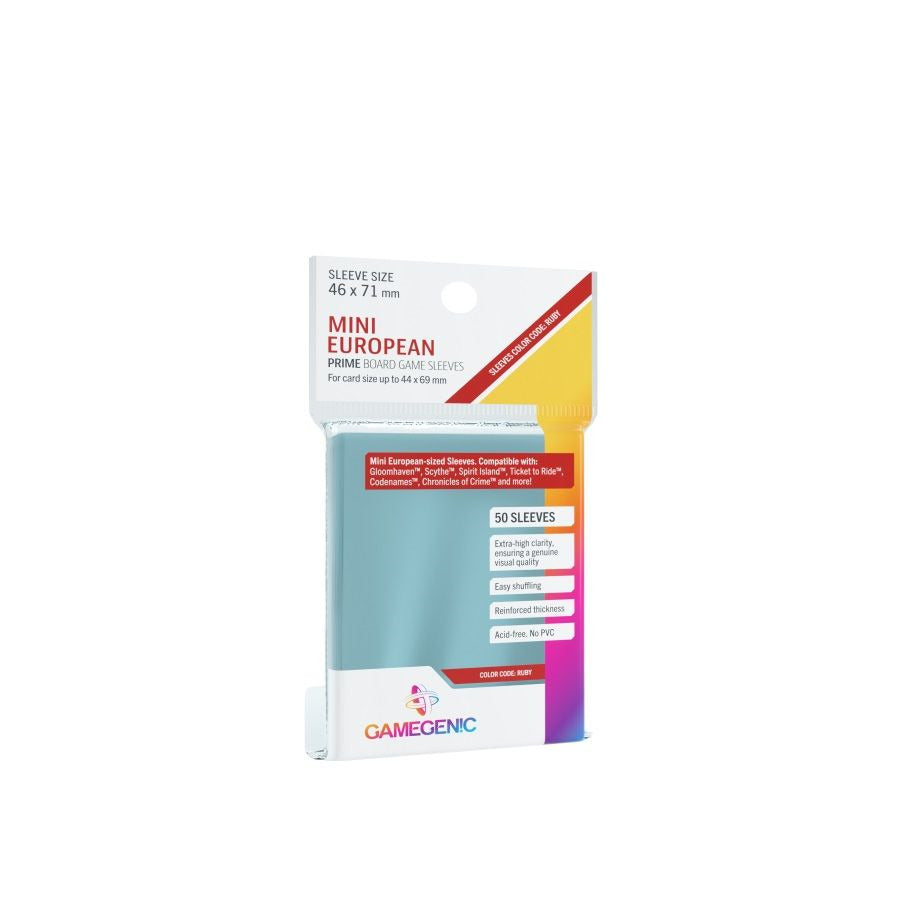 Prime Mini European-Sized Sleeves 46 x 71 mm - Case of 16