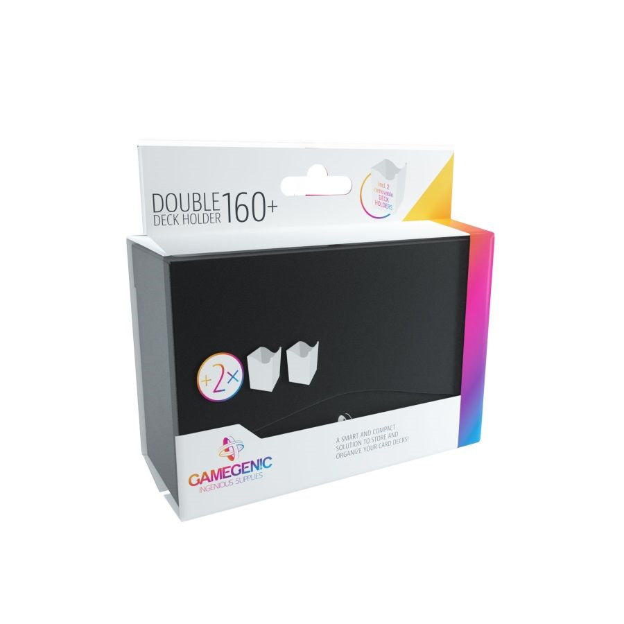 Double Deck Holder 160+ Deck Box: Black