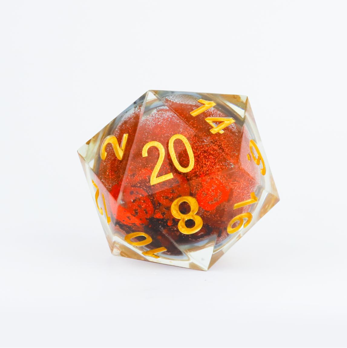 D20 single 55mm Halloween Snow Globe