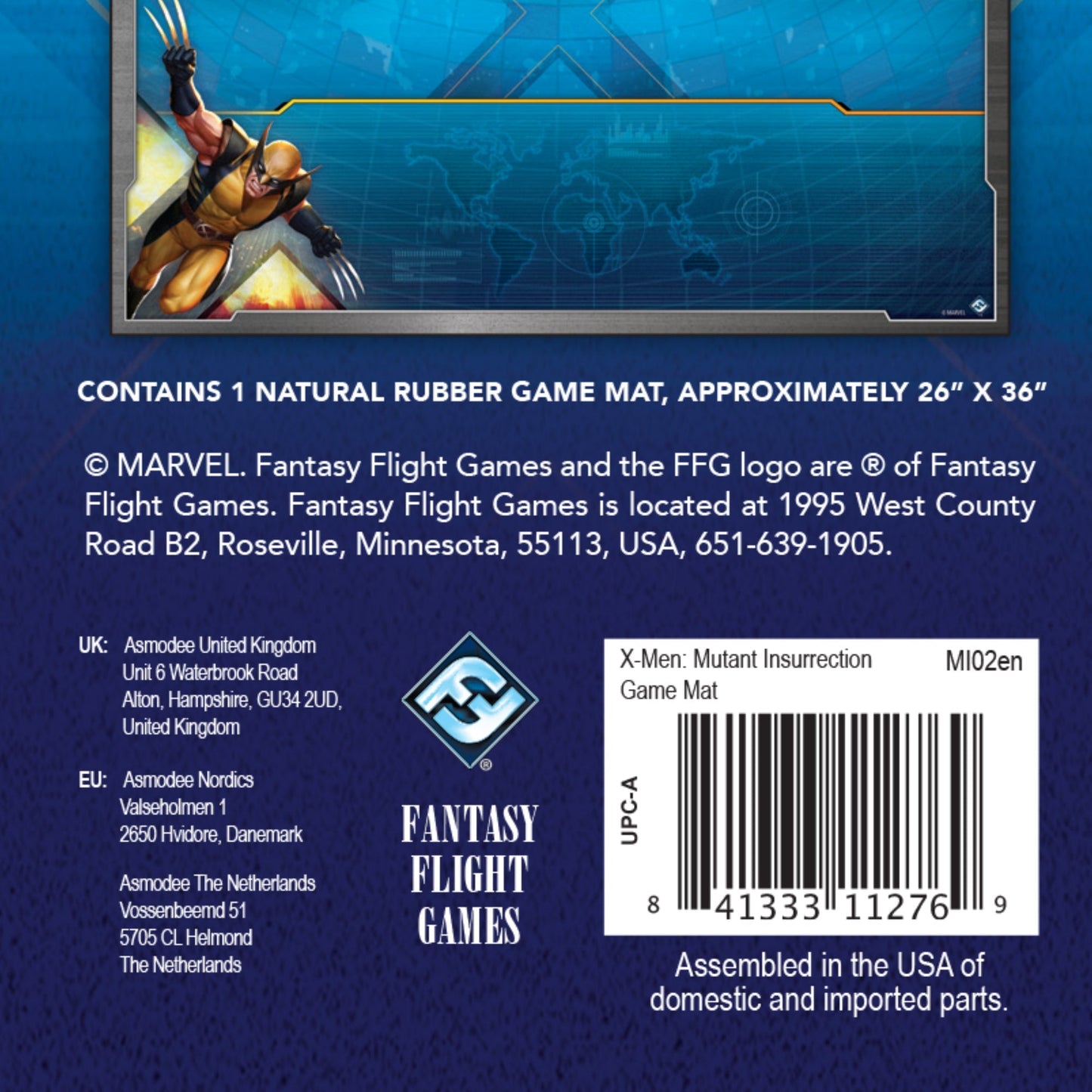 X-Men: Mutant Insurrection Game Mat