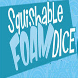 Squishy Dice Set: 7 X Polyhedral - Light Green - Boardlandia