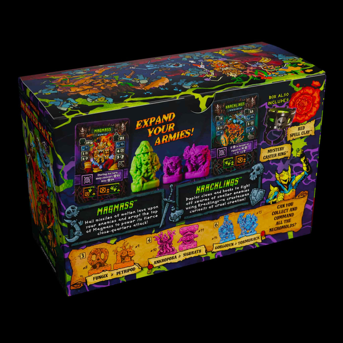 Necromolds Monster Pack 5: Magmass and Kracklings