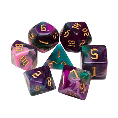 RPG Dice Set - Night Elves
