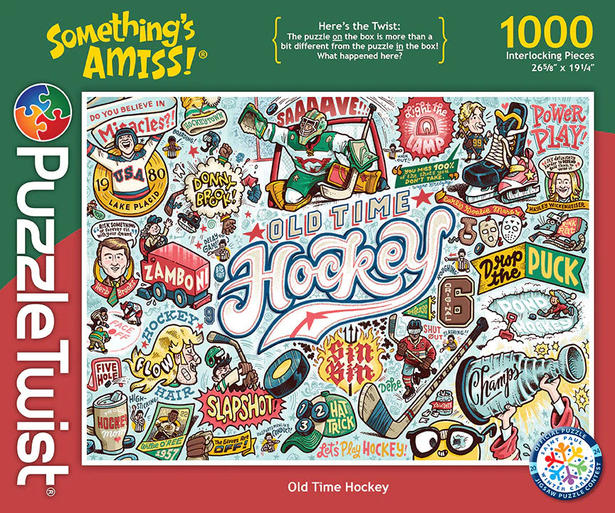 Old Time Hockey - Something's Amiss! - 1000 Piece