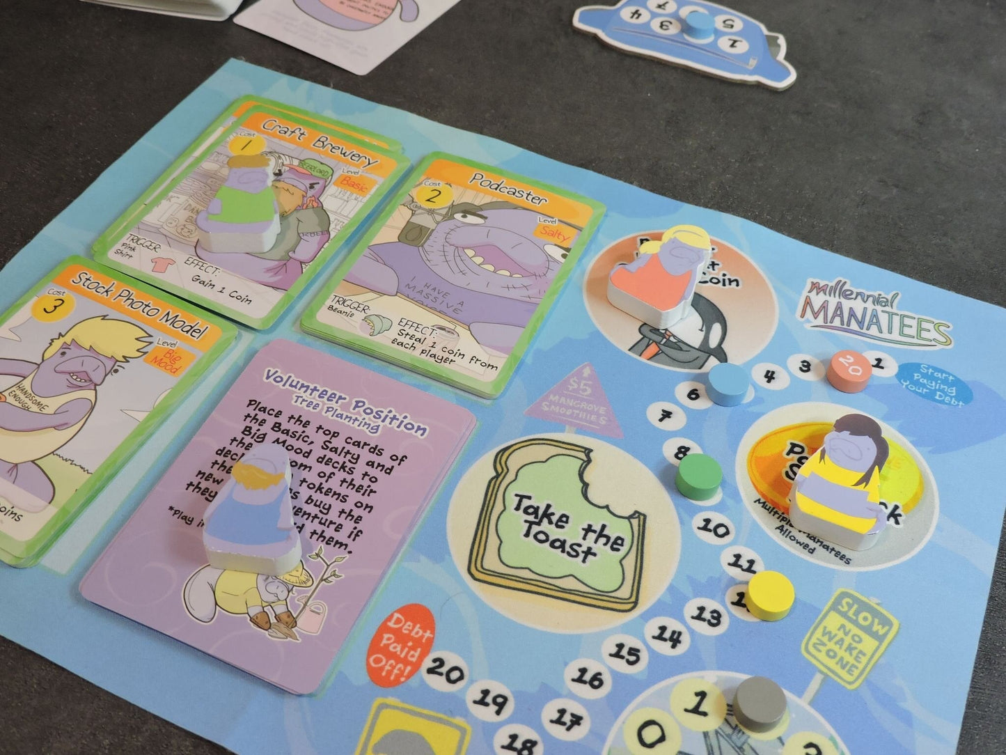 Millenial Manatees: Board Game in a Fanatee Pack