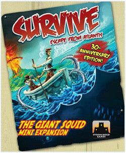 Survive: Escape From Atlantis! - The Giant Squid - Mini-Expansion - Boardlandia