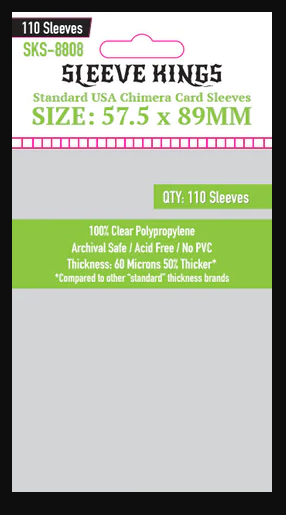 Sleeve Kings Standard USA Chimera Card Sleeves (57.5x89mm) - 110 Pack