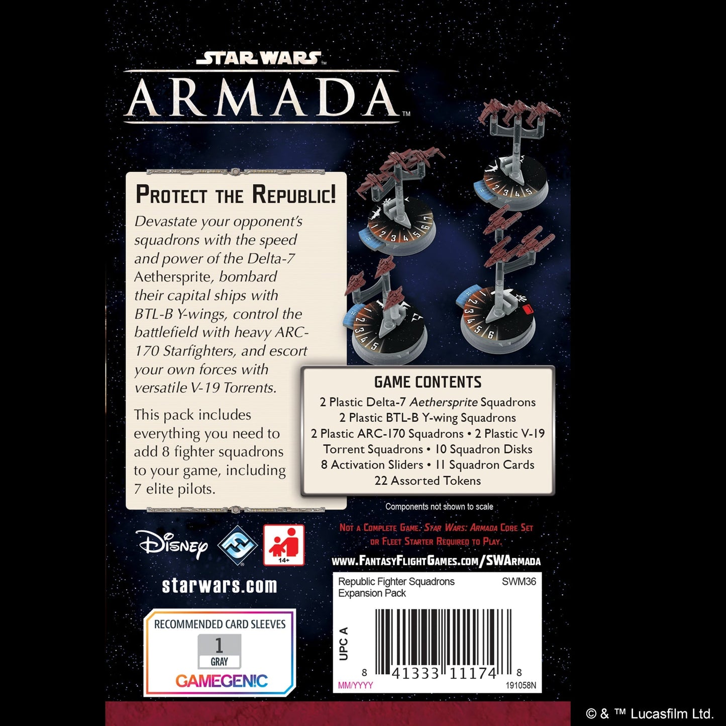 Star Wars Armada: Republic Fighter Squadrons Expansion Pack