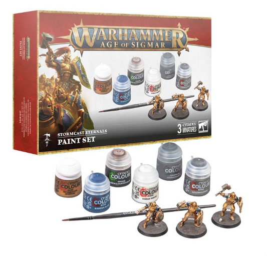 Warhammer Age of Sigmar: Stormcast Eternals Paints Set