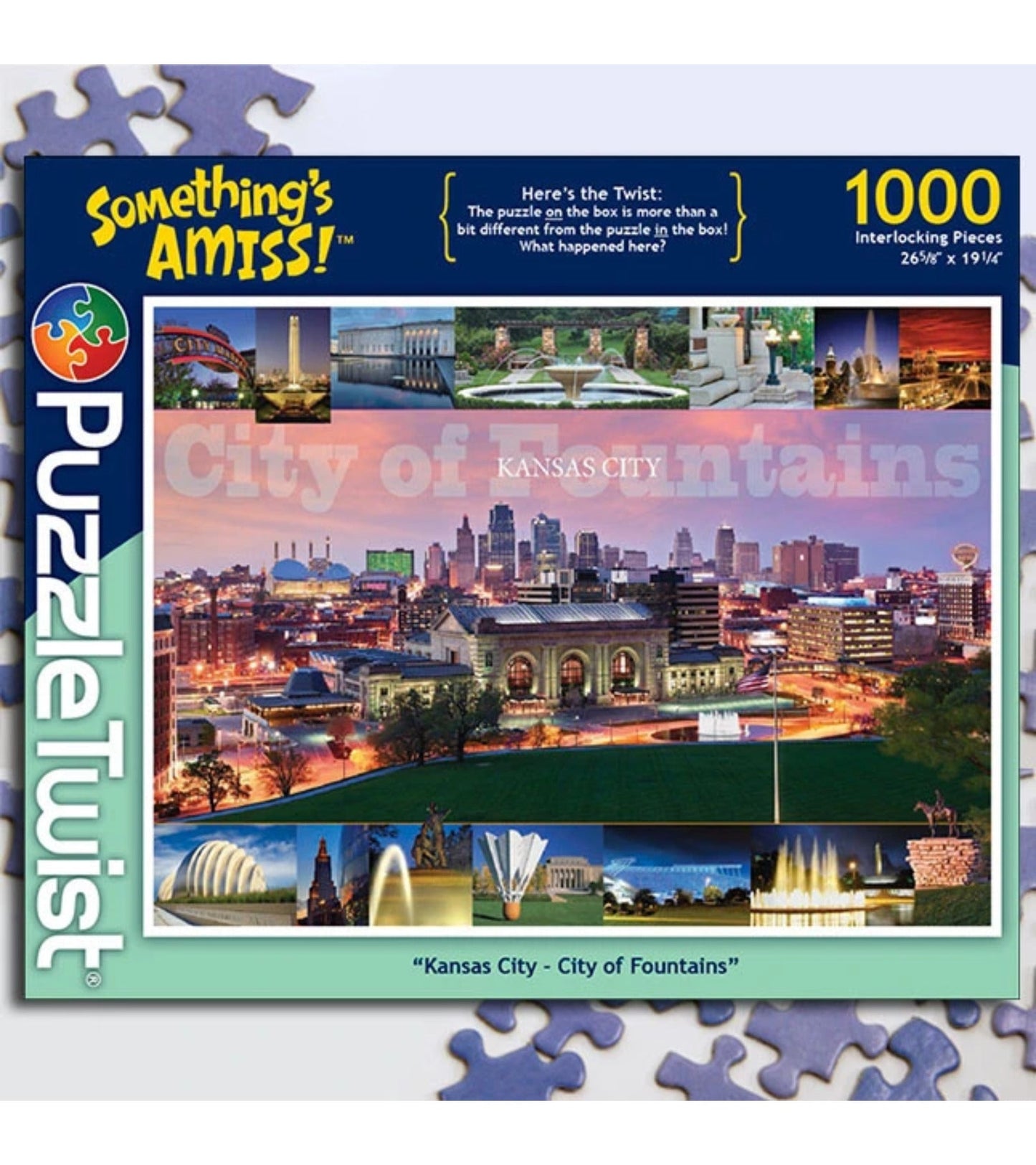 Kansas City - City of Fountains (1000 pc)