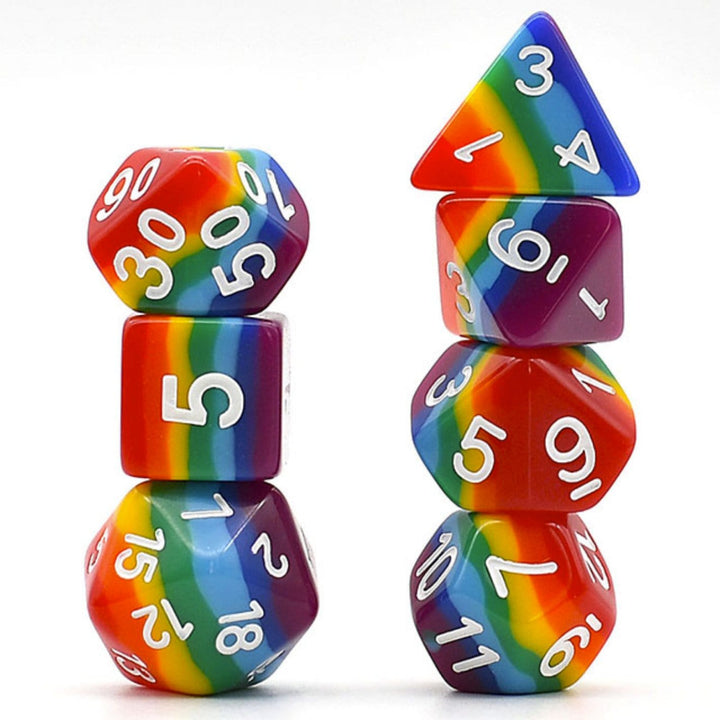 Foam Brain Rpg Dice: Opaque Rainbow