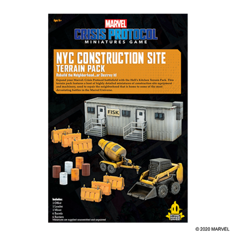 Marvel Crisis Protocol - NYC Construction Site Terrain