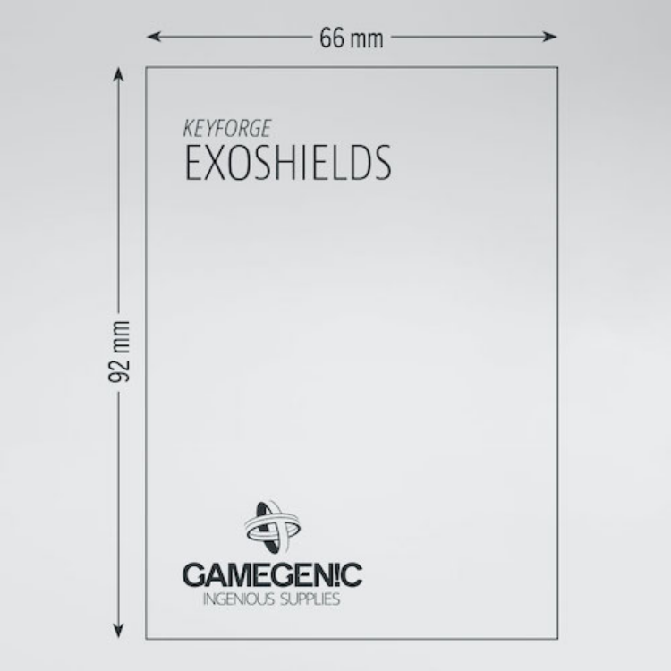 PRIME KeyForge Exoshields Clear Card Sleeves