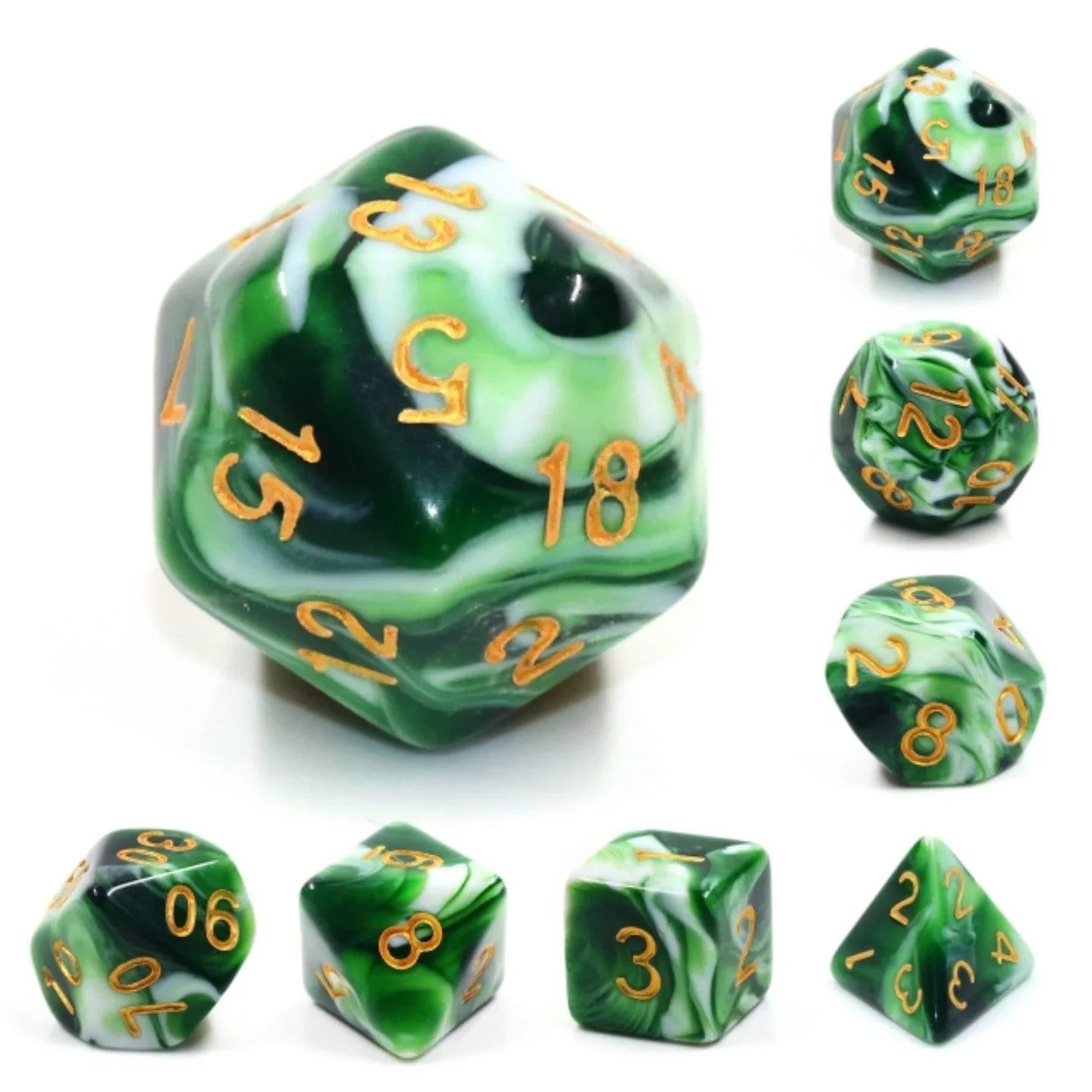 RPG Dice Set - Jadeite