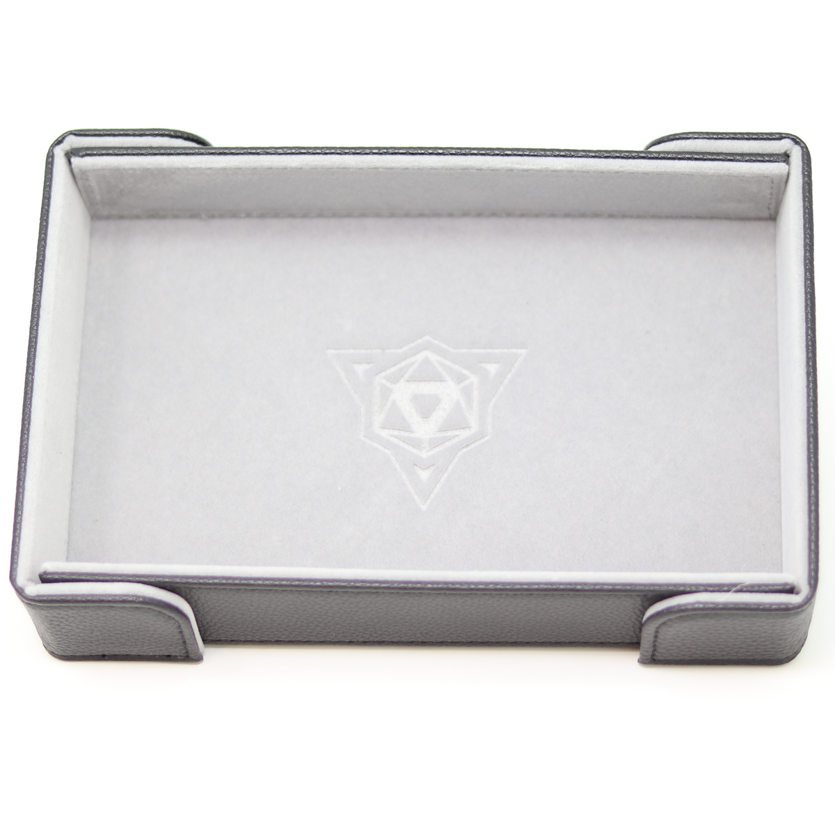 Magnetic Dice Tray - Gray Velvet