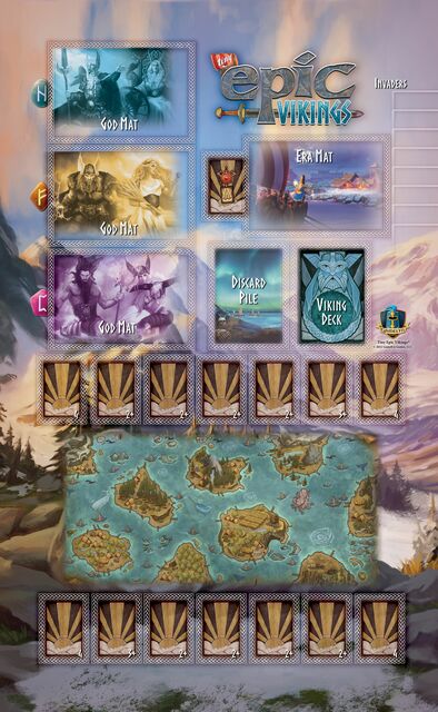 Tiny Epic Vikings - Playmat