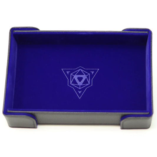 Magnetic Dice Tray - Blue Velvet