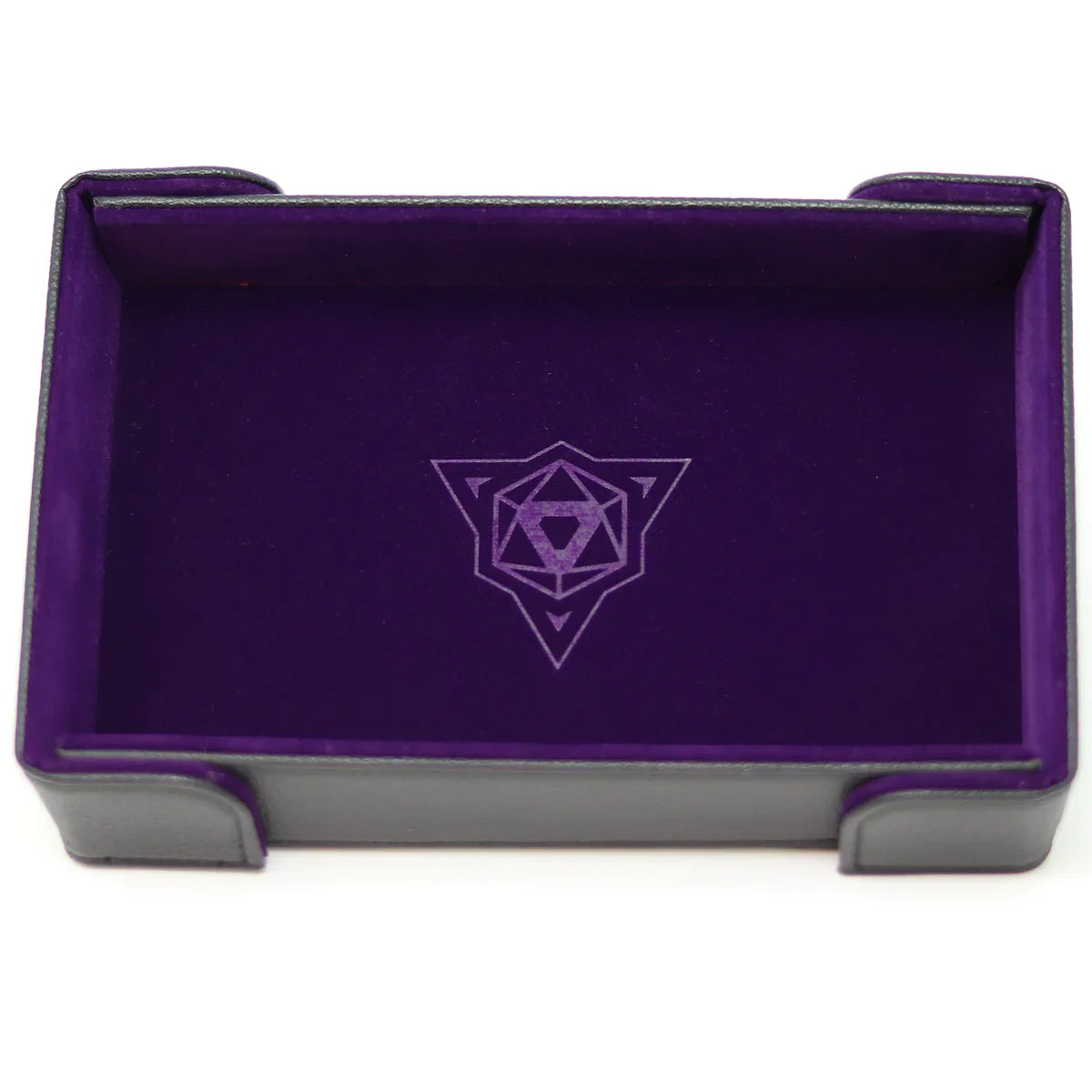 Magnetic Dice Tray - Purple Velvet