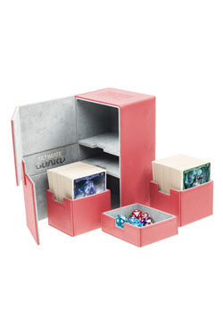 Flip'n'Tray Deck Case 100+ Standard Size Xenoskin Red