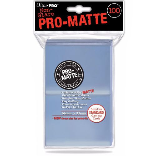 Ultra Pro: Pro Matte Clear Standard 100ct