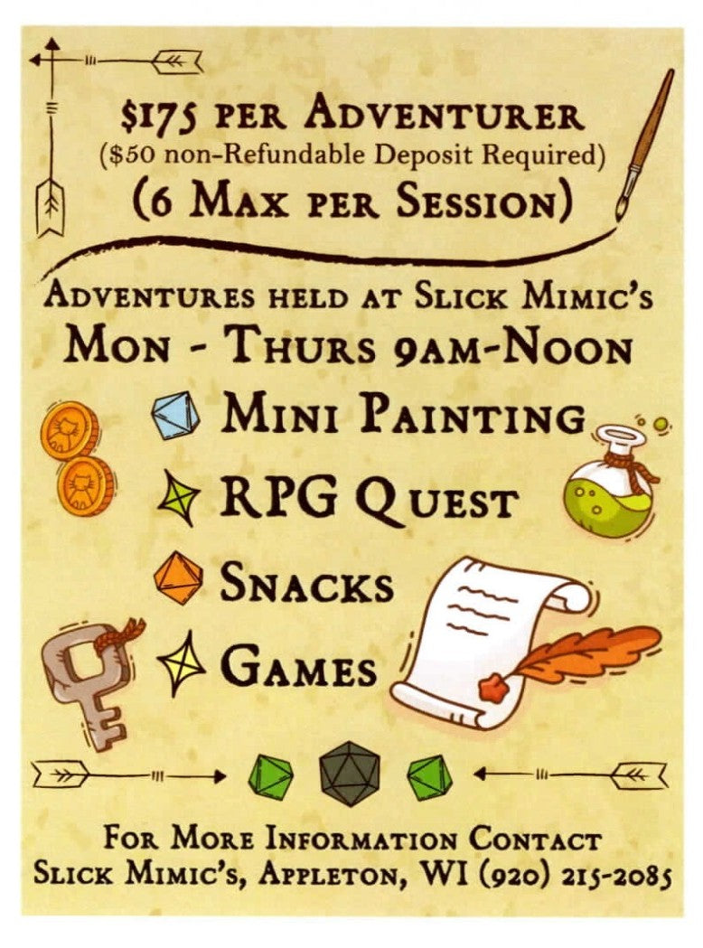 A Brush With Adventure - Jr. Mimic Adventure Camp Deposit