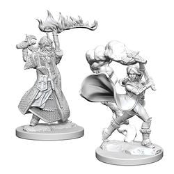 Pathfinder: Deep Cuts Unpainted Miniatures - Human Female Cleric - Boardlandia